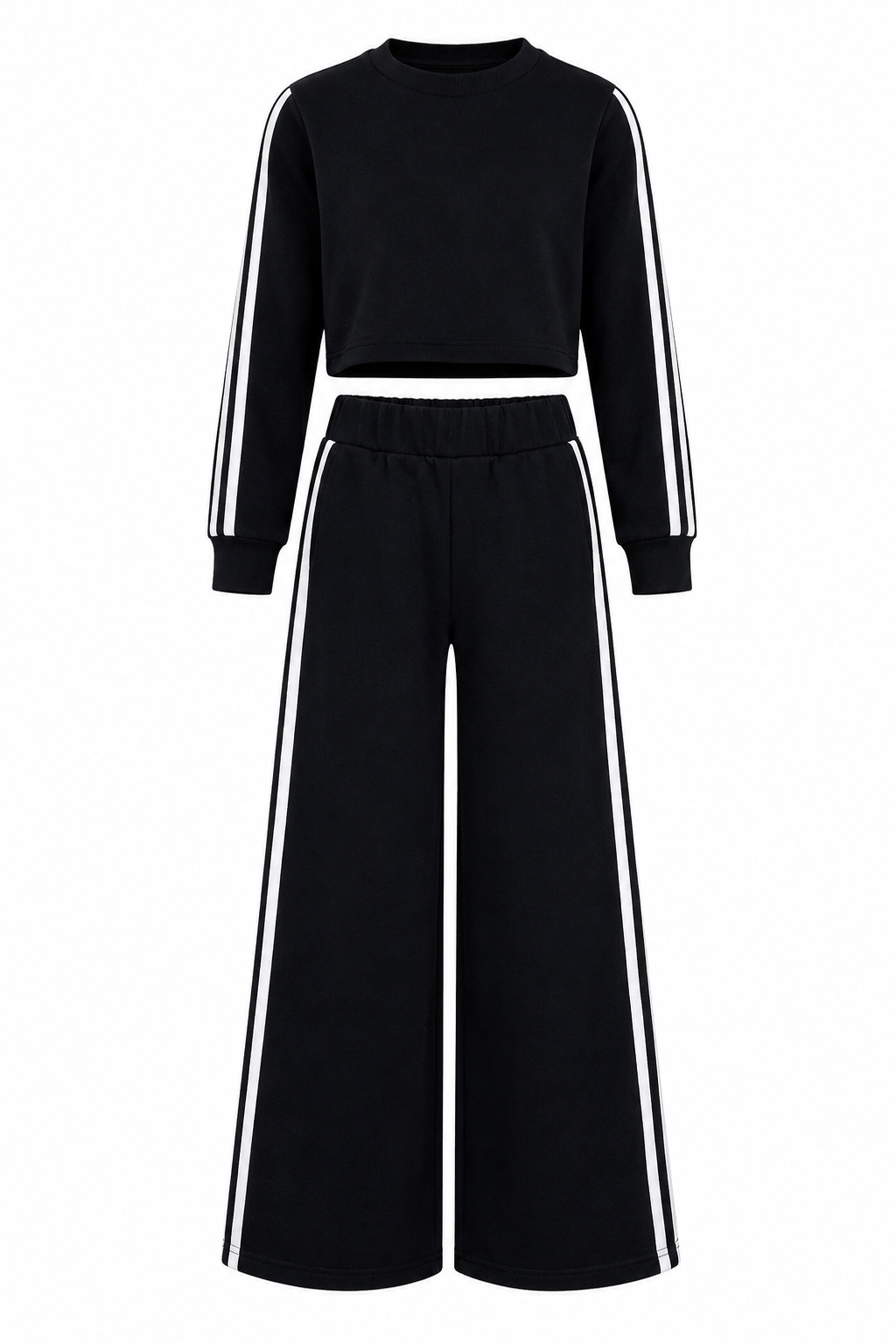 Komplet dziewczęcy Black Stripe
