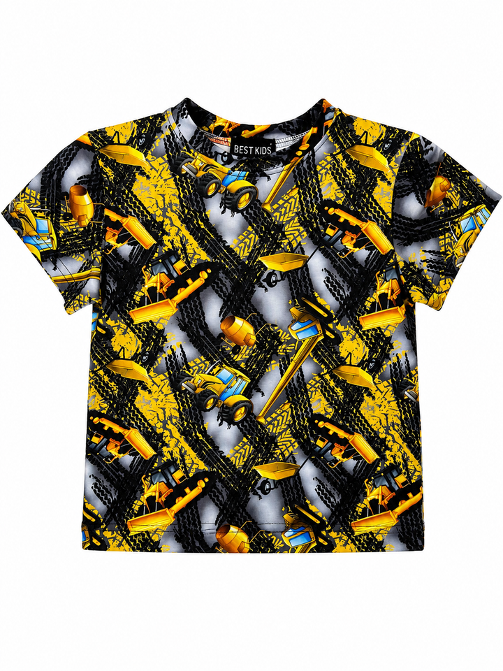 T-shirt chłopięcy KOPARA z motywem koparki