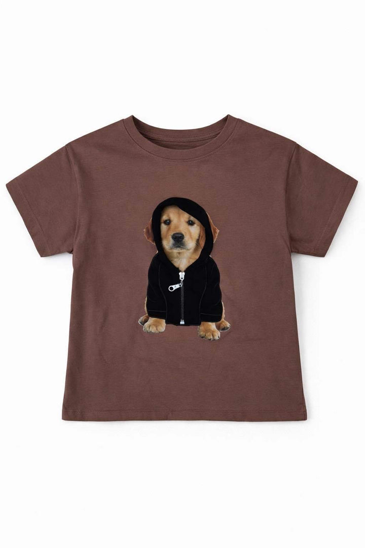T-shirt dziecięcy „Choco Puppy 3D”