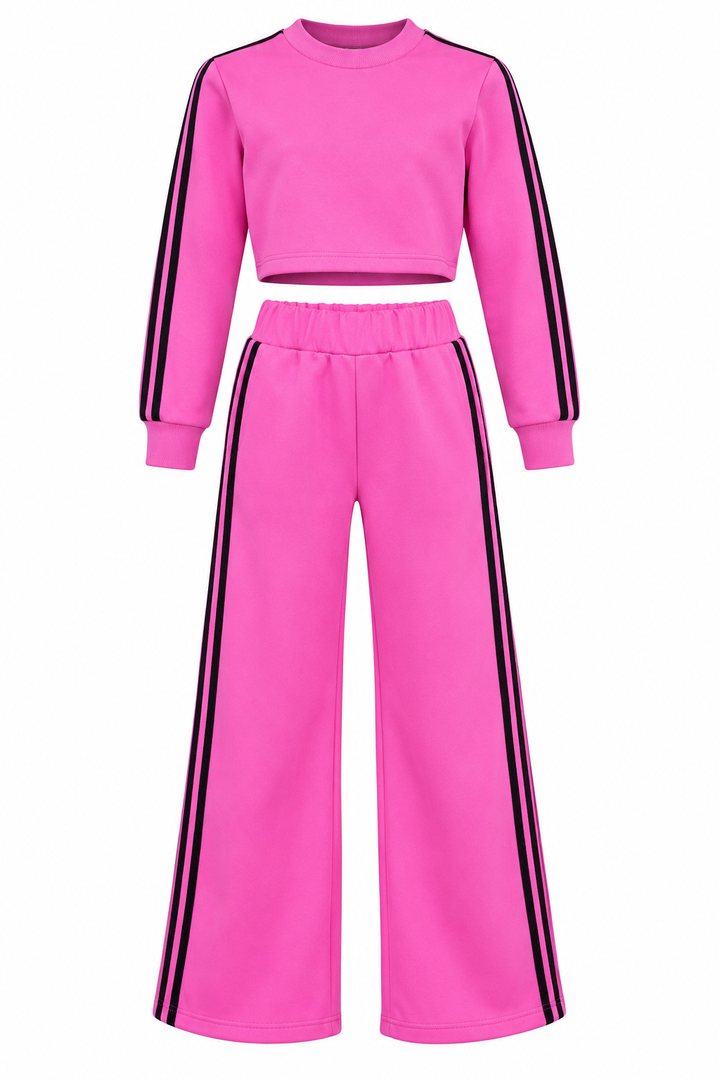 Komplet dziewczęcy Pink Stripe