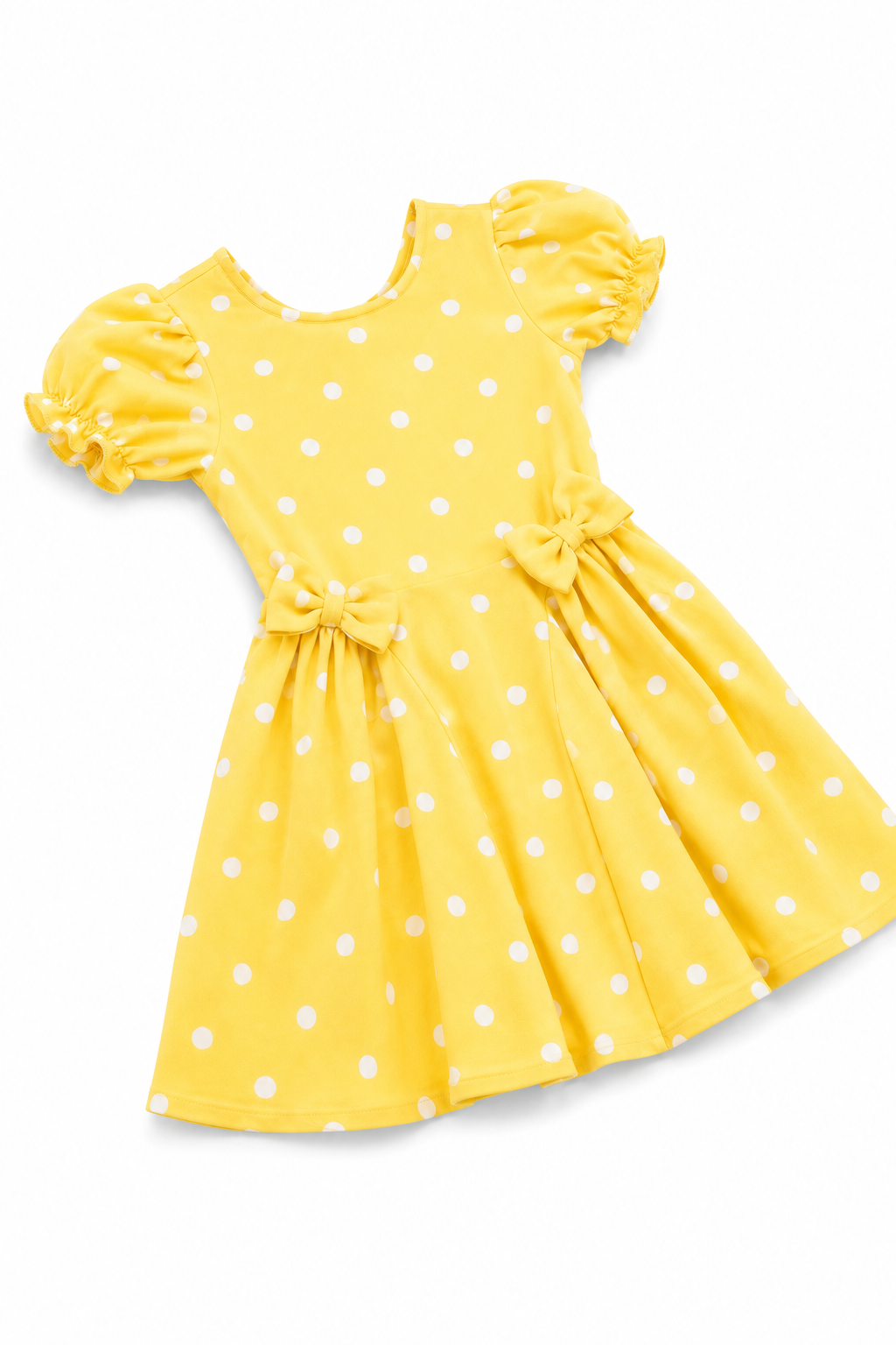 Sukienka dziewczęca Sunny Dots z kokardkami