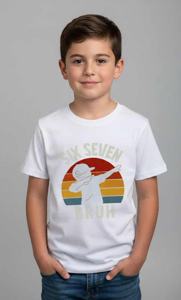 T-shirt 67 bruh white