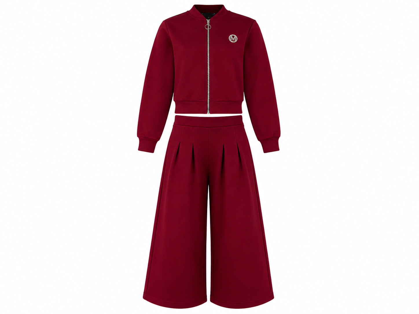 Komplet dziewczęcy Bordeaux Chic