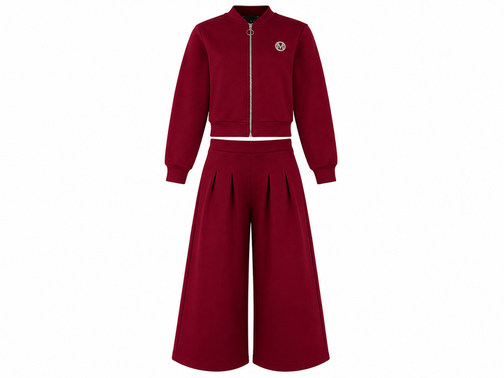Komplet dziewczęcy Bordeaux Chic