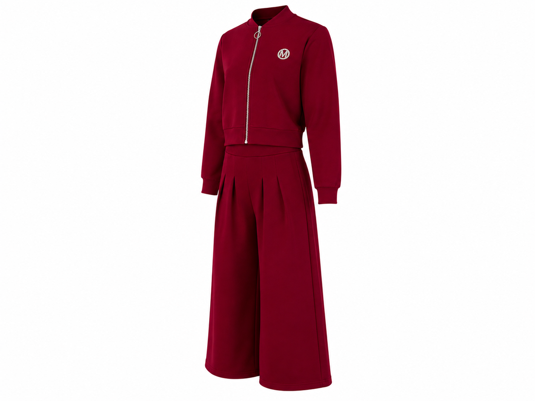Komplet dziewczęcy Burgundy Style
