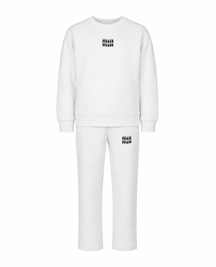 Komplet dresowy dziewczęcy More White